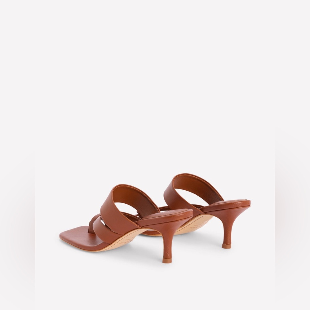 NIB Boden Toe Post Kitten Heel Sandal in Tan - Picture 4 of 13